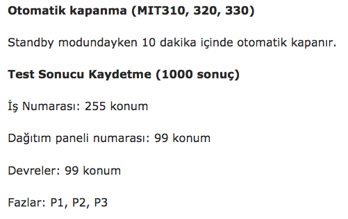 Megger MIT310A Analog İzolasyon Direnci Test Cihazı